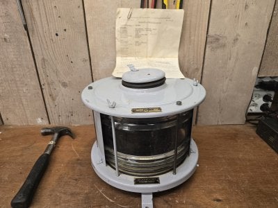 Scheepslamp Stuurboord D: 31 cm, Niet ingevuld, Gebruikt, Niet ingevuld, Niet ingevuld