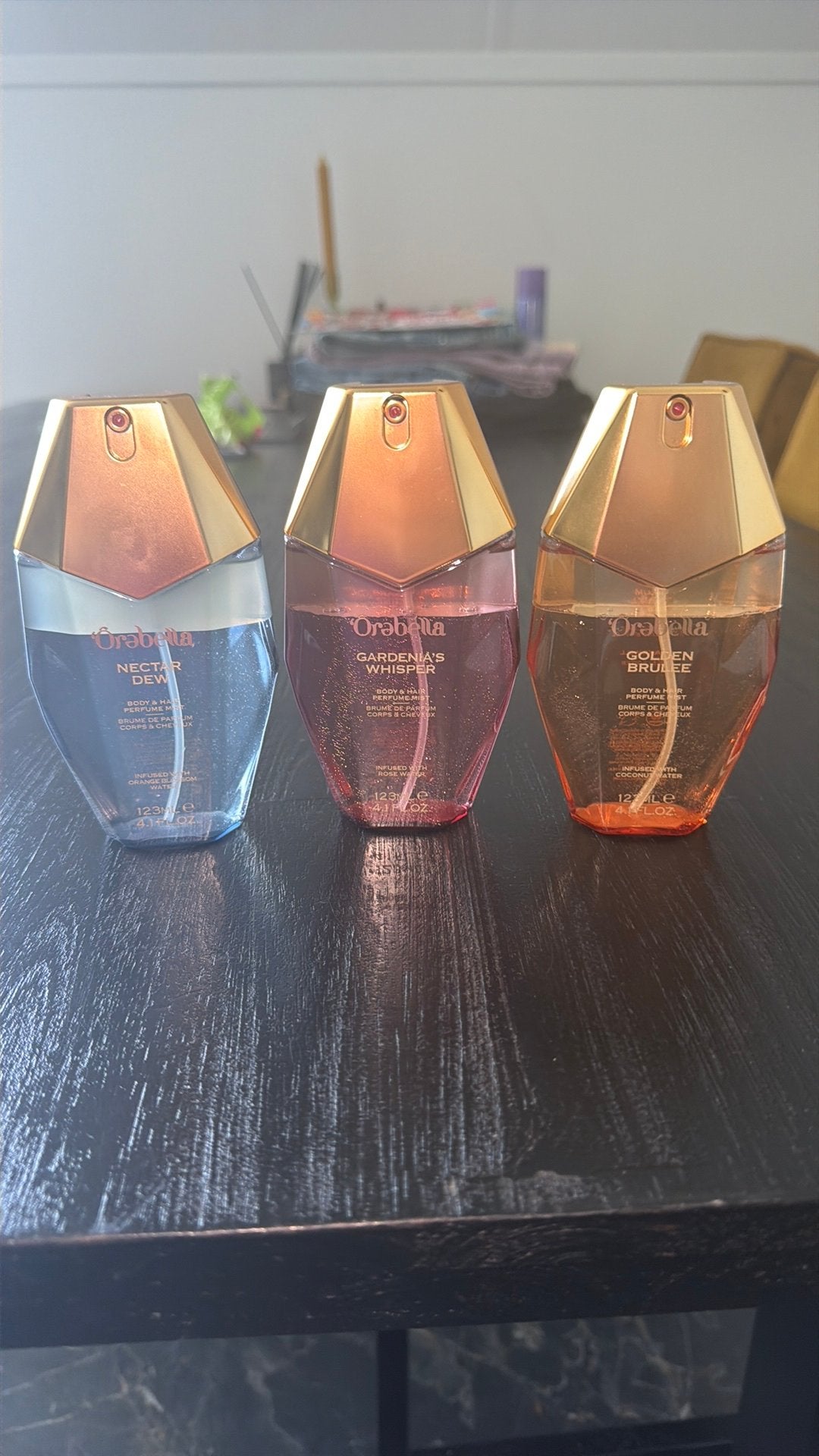 Orabella hair en body mist 3 stuks, Sieraden, Tassen en Uiterlijk, Uiterlijk | Parfum, Ophalen of Verzenden, Nieuw
