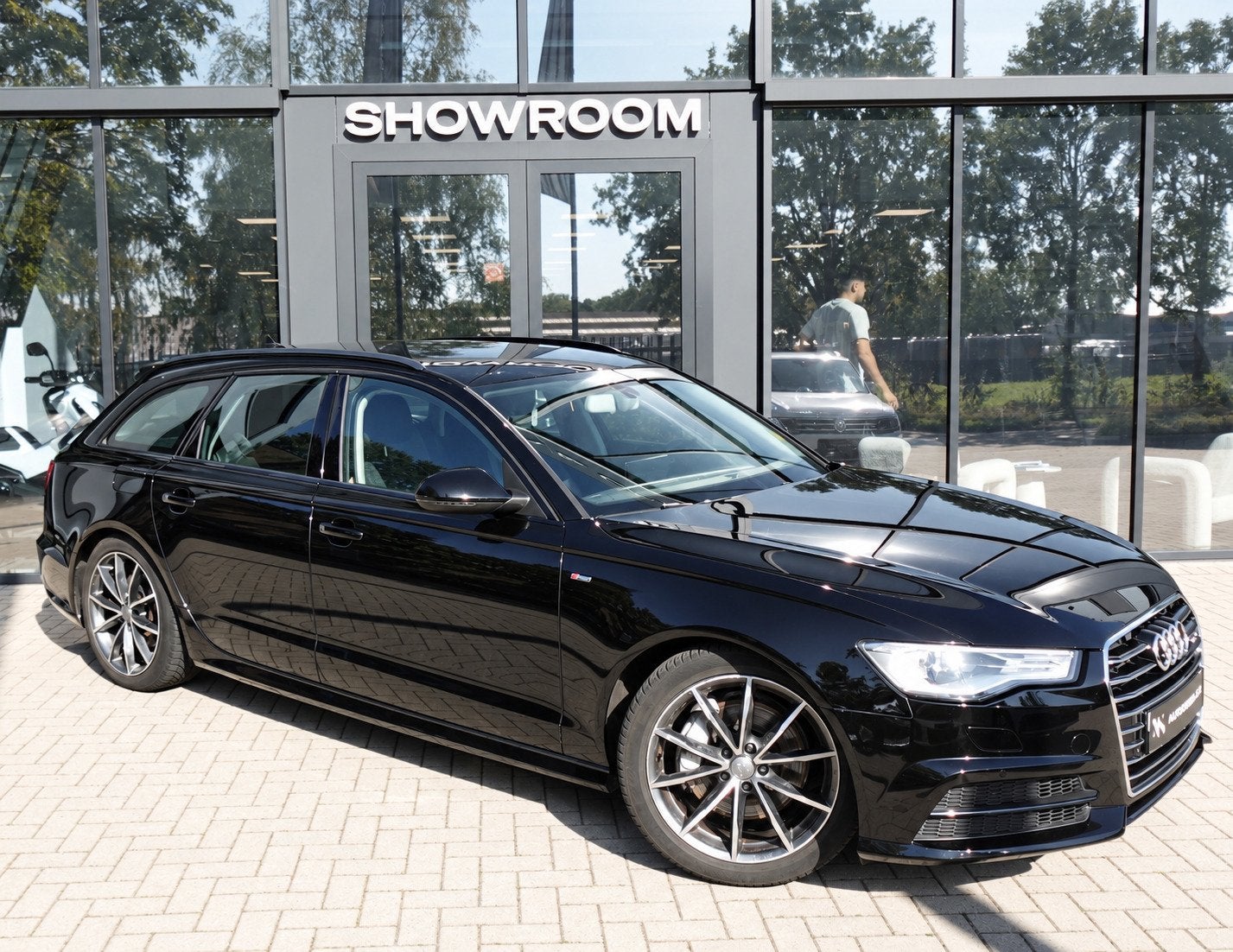 Audi A6 Avant 3.0 TDI LEDER NAVI STOELVERW. VOL, Gebruikt, 2000 kg, Bluetooth, Zwart