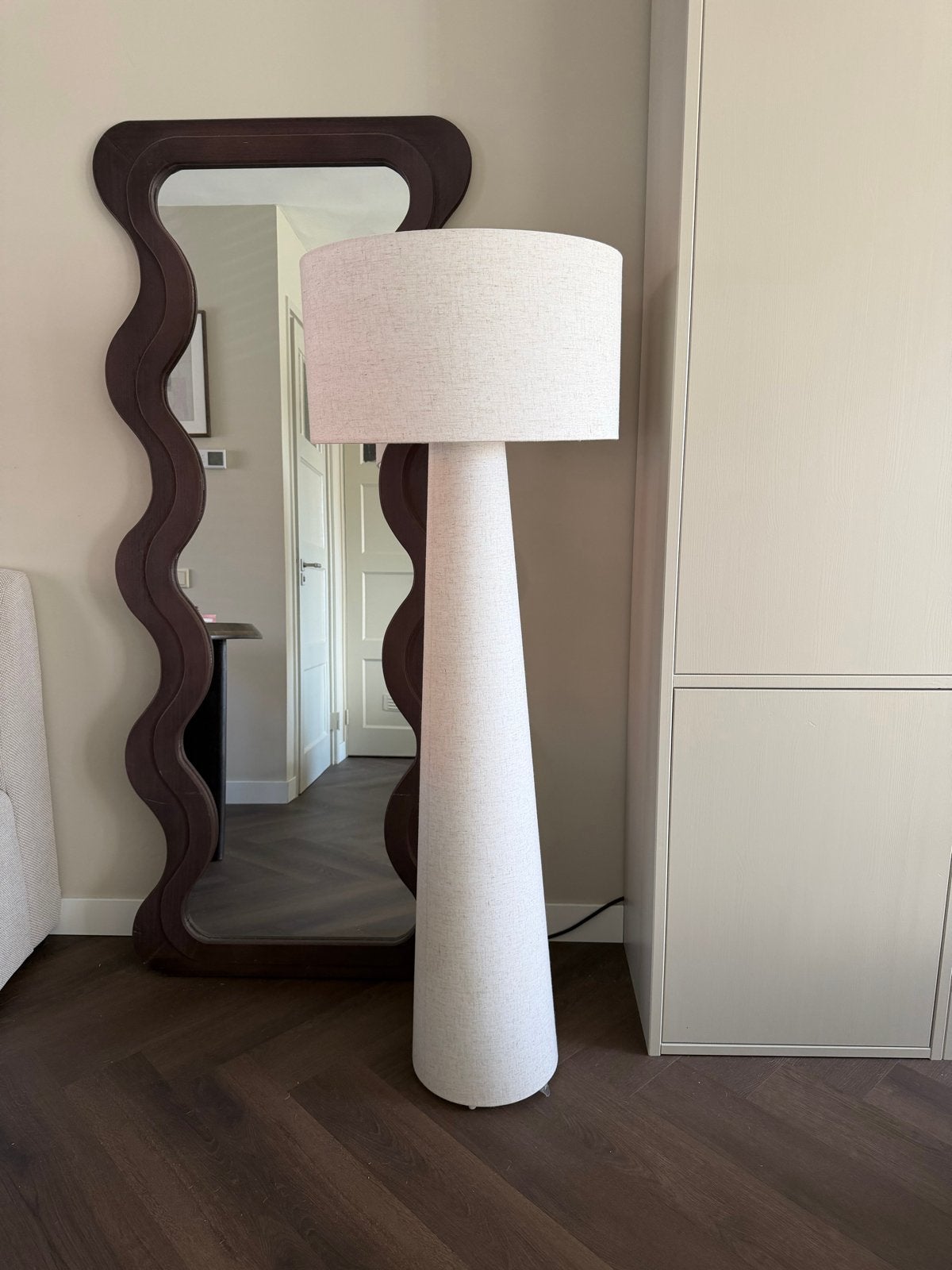Pandia staande lamp - zo goed als nieuw, Huis en Inrichting, Textiel, Zo goed als nieuw, 150 tot 200 cm, E27 (groot)
