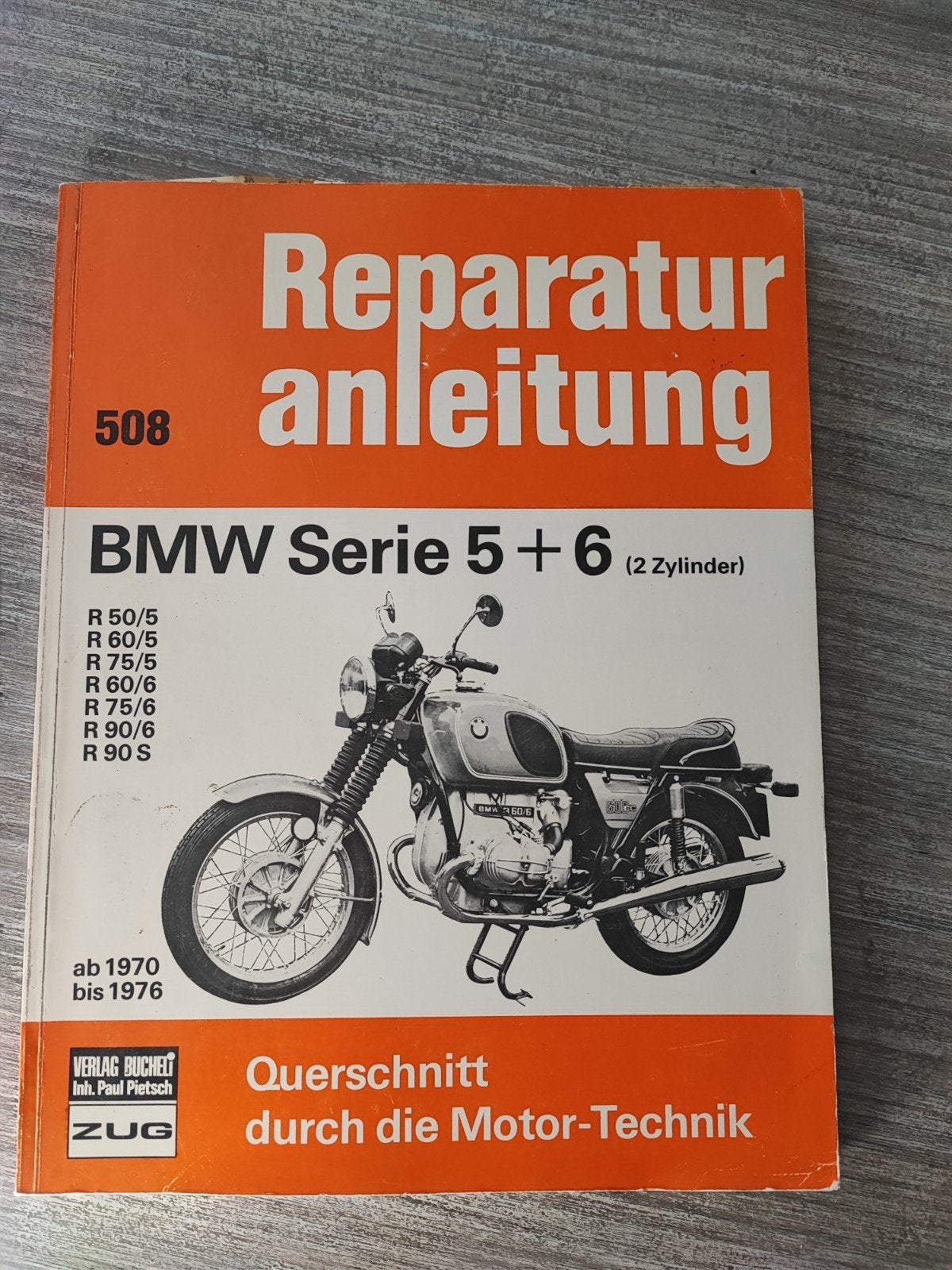 Reparatiehandleiding BMW Serie 5+6 (2 Cilinder) 1970-1976, Motoren, Ophalen of Verzenden, BMW