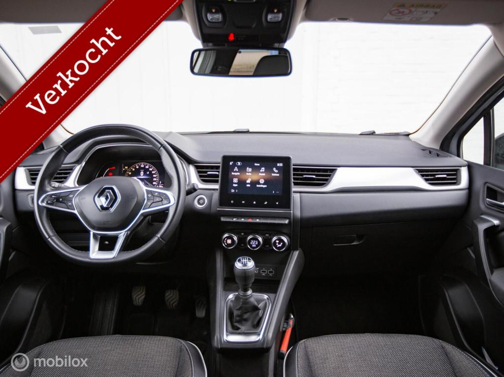 Renault Captur 1.0 TCe 90|OrgNL|Afleverklaar|Carplay|LED|Cam, Voorwielaandrijving, Gebruikt, Euro 6, Leder en Stof