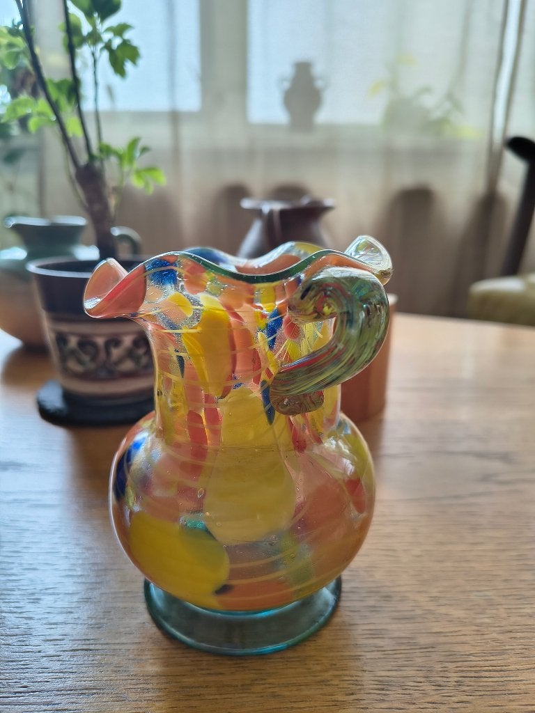 Murano Italy stijl glazen vaas, Ophalen of Verzenden
