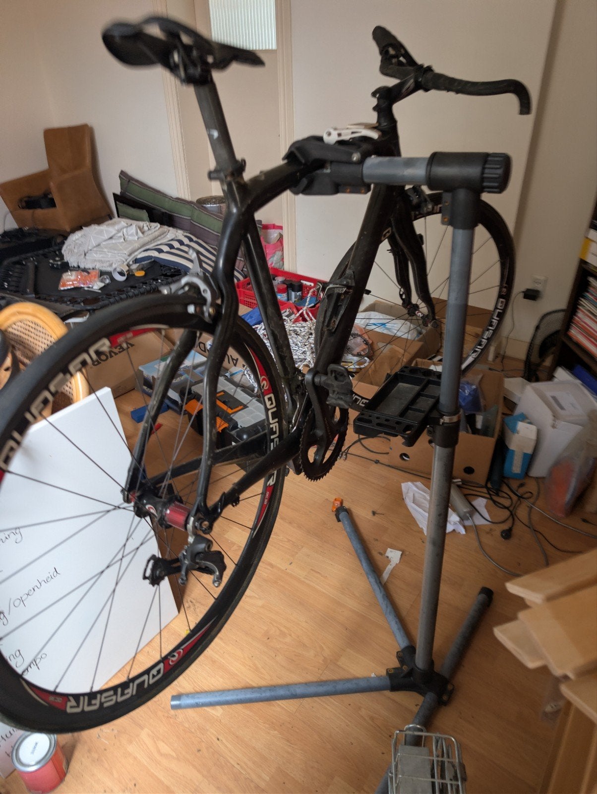 Tectake fiets montagestandaard, Fietsen en Brommers, Ophalen of Verzenden, Gebruikt, Overig gereedschap