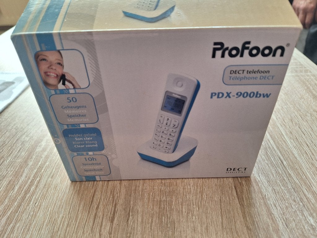 Profoon Dect Telefoon PDX 900 BW In De Doos, Ophalen of Verzenden, Zo goed als nieuw, 1 handset