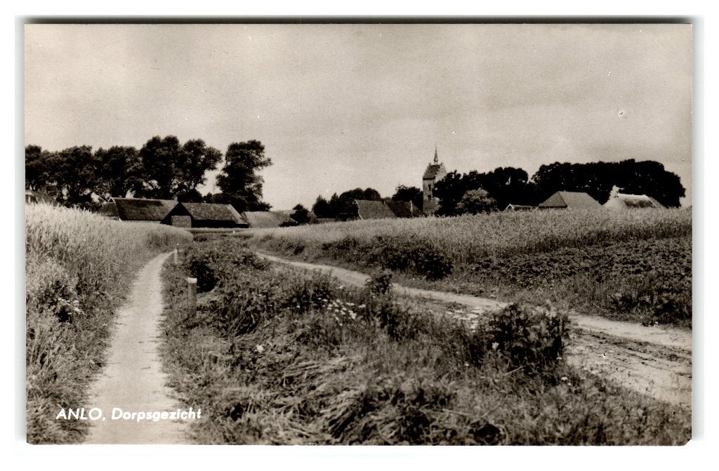 Anloo, Dorpsgezicht, Ophalen of Verzenden, 1960 tot 1980, Ongelopen, Drenthe