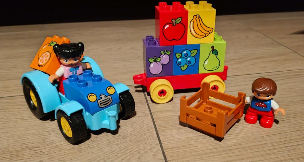 LEGO Duplo ' mijn eerste tractor' 10615 (2 sets), Inclusief minifiguren, Gebruikt, Overige thema's, Ophalen of Verzenden