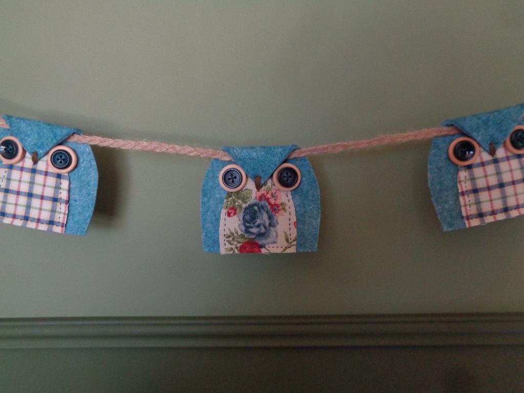 ~ Uiltjesslinger Uilenhanger Stoffen Uil Owl, Ophalen of Verzenden, Overige typen