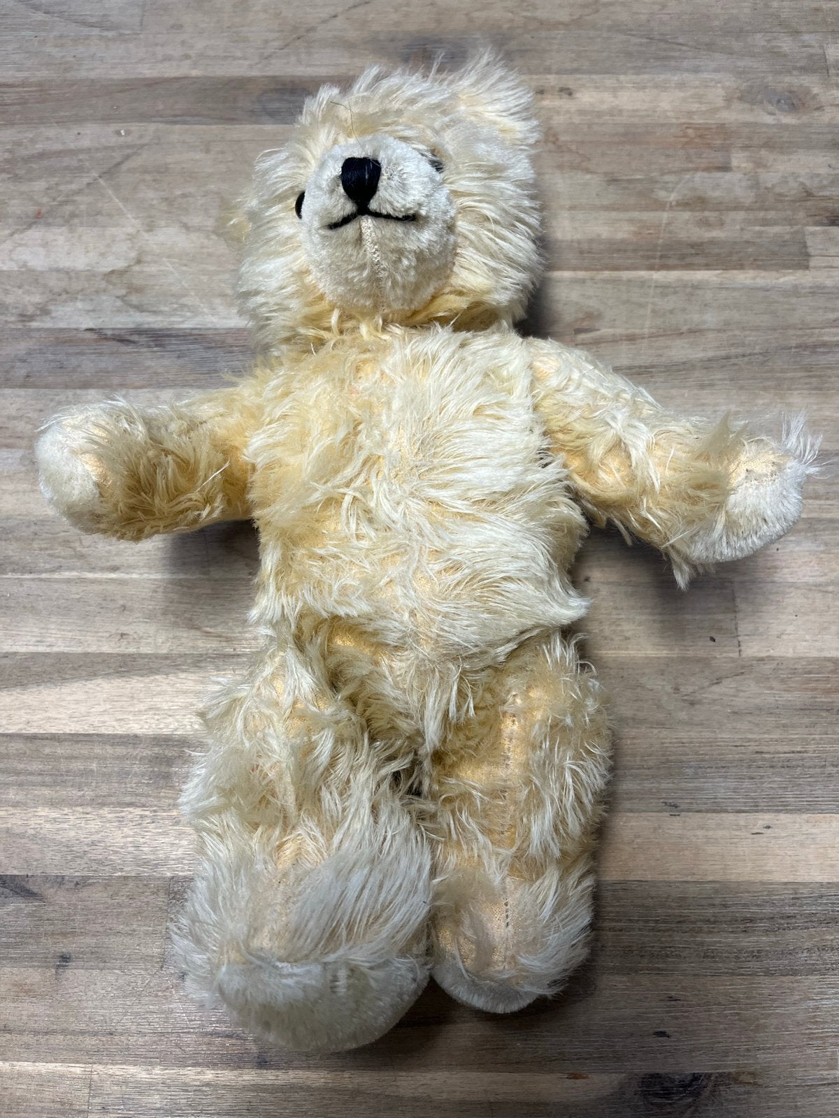 Vintage Teddybeer - Crèmekleurige Knuffelbeer, Overige merken, Overige karakters, Beer, Xx