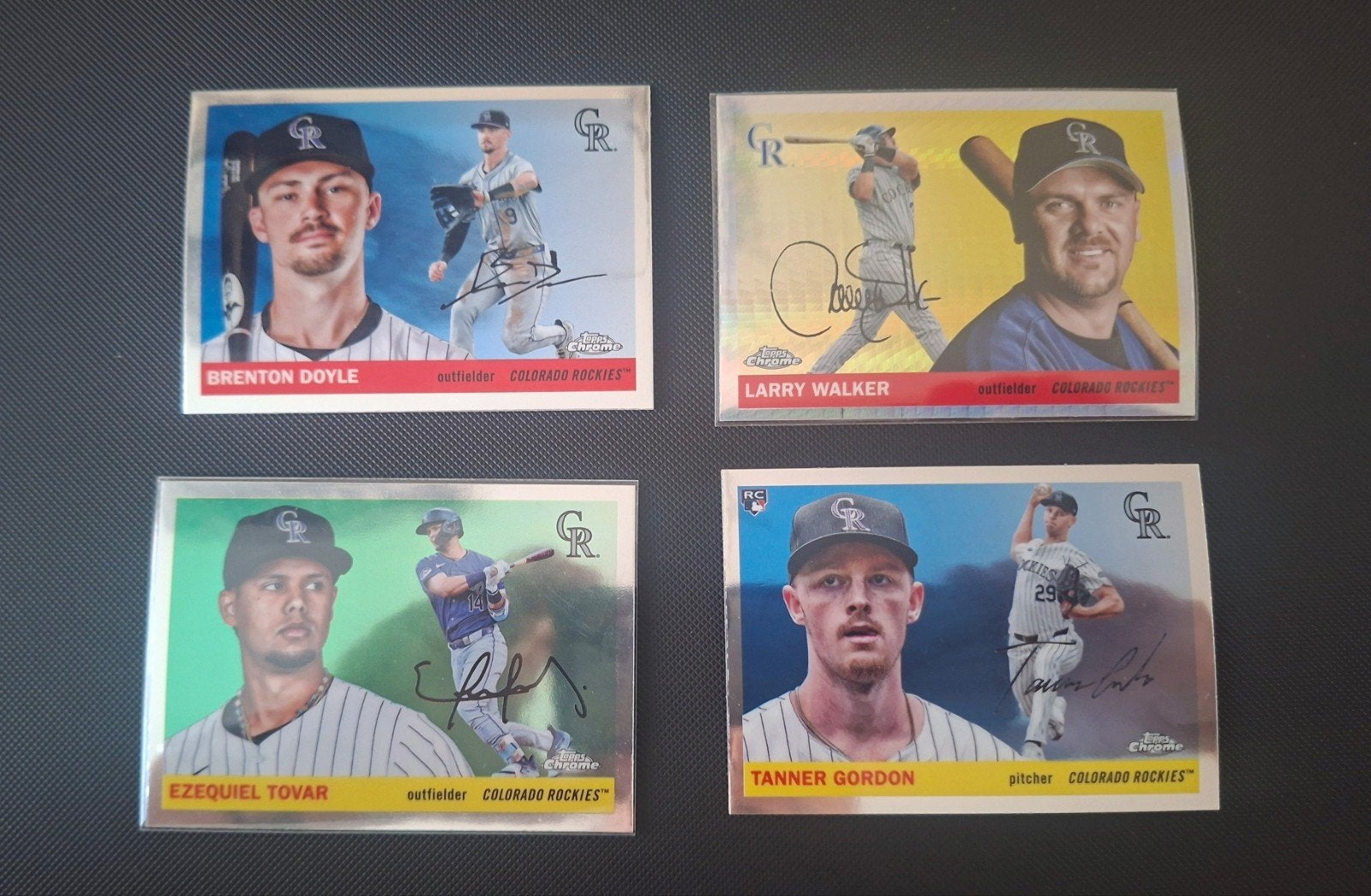 Colorado Rockies Honkbalkaarten - Diverse Spelers, Ophalen of Verzenden, Zo goed als nieuw, Overige sporten, Spelerskaart