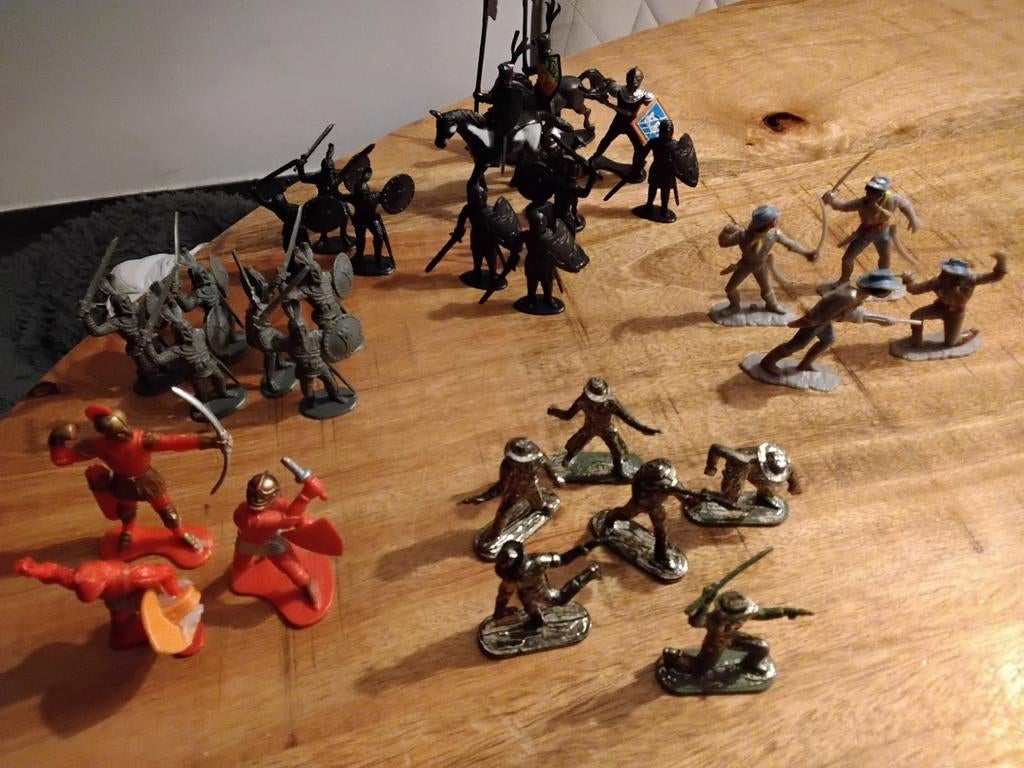 Verschillende partijtjes Vintage figuren, Ophalen of Verzenden