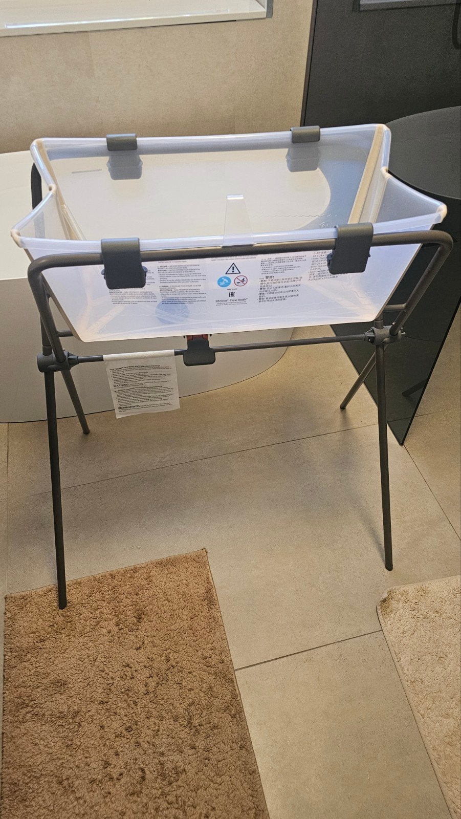 Stokke Flexi Bath opvouwbaar babybadje met standaard, Kinderen en Baby's, Badjes en Verzorging, Overige merken, Ophalen of Verzenden