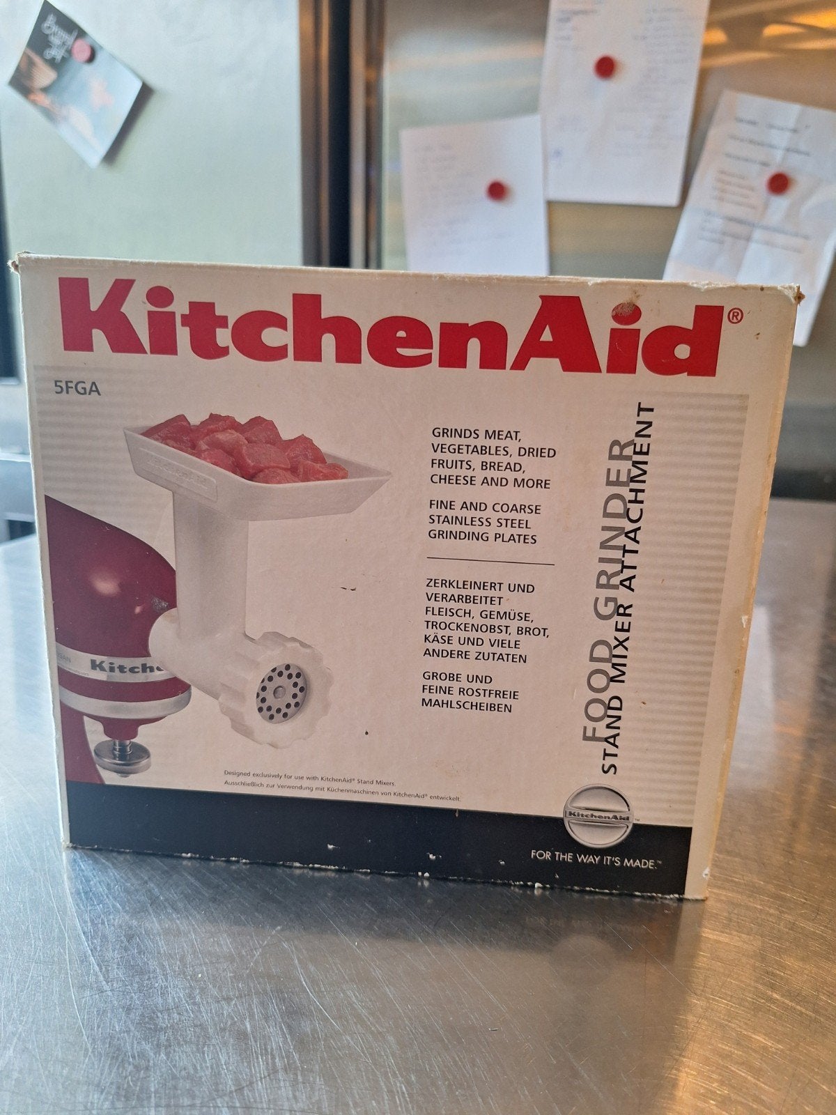 Kitchenaid gehaktmolen en worstvulopzet, Huis en Inrichting, Overige typen, Ophalen of Verzenden, Gebruikt, Kunststof