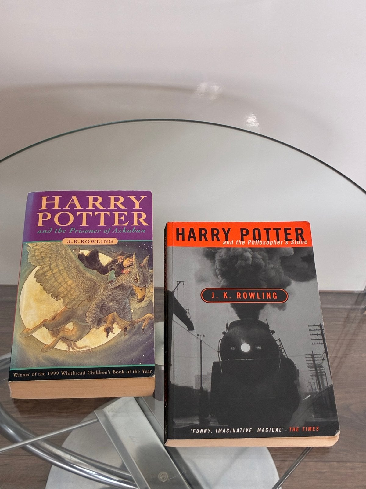 2x Harry Potter: Philosopher's Stone & Prisoner of Azkaban, Ophalen of Verzenden, Gelezen