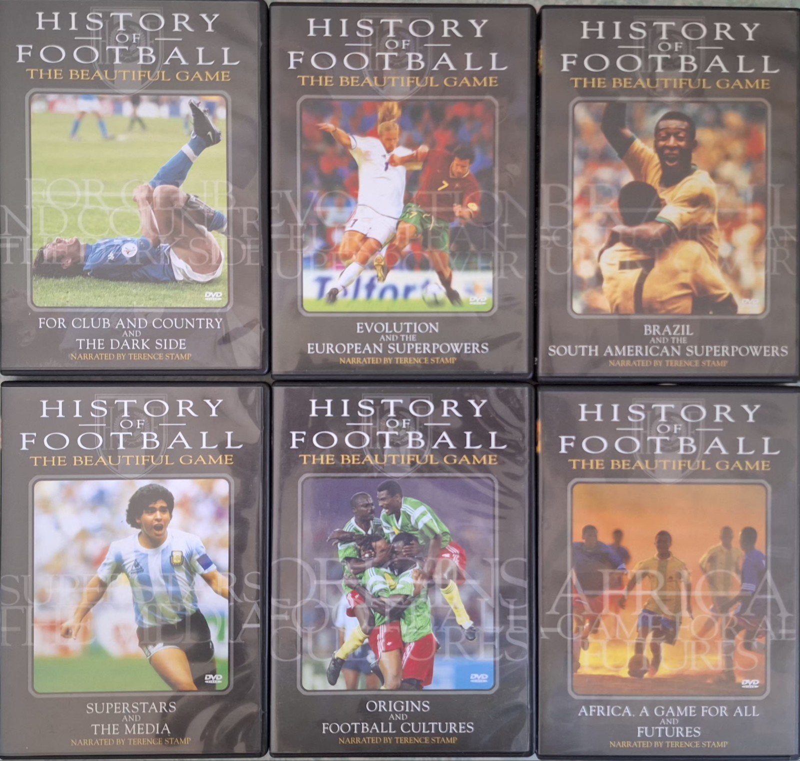6 DVD's Geschiedenis vh voetbal, Ophalen of Verzenden