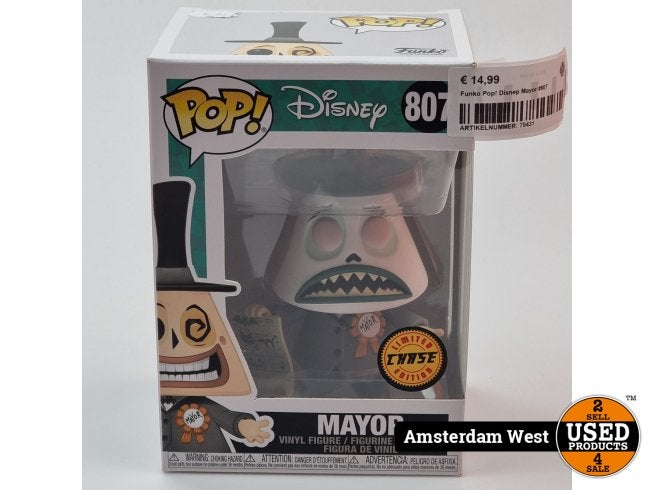 Funko Pop! Disney Mayor #807, Funko, Zo goed als nieuw, Support@funko.com, 2802 Wetmore Avenue, Suite 300
Everett, WA 98201
USA