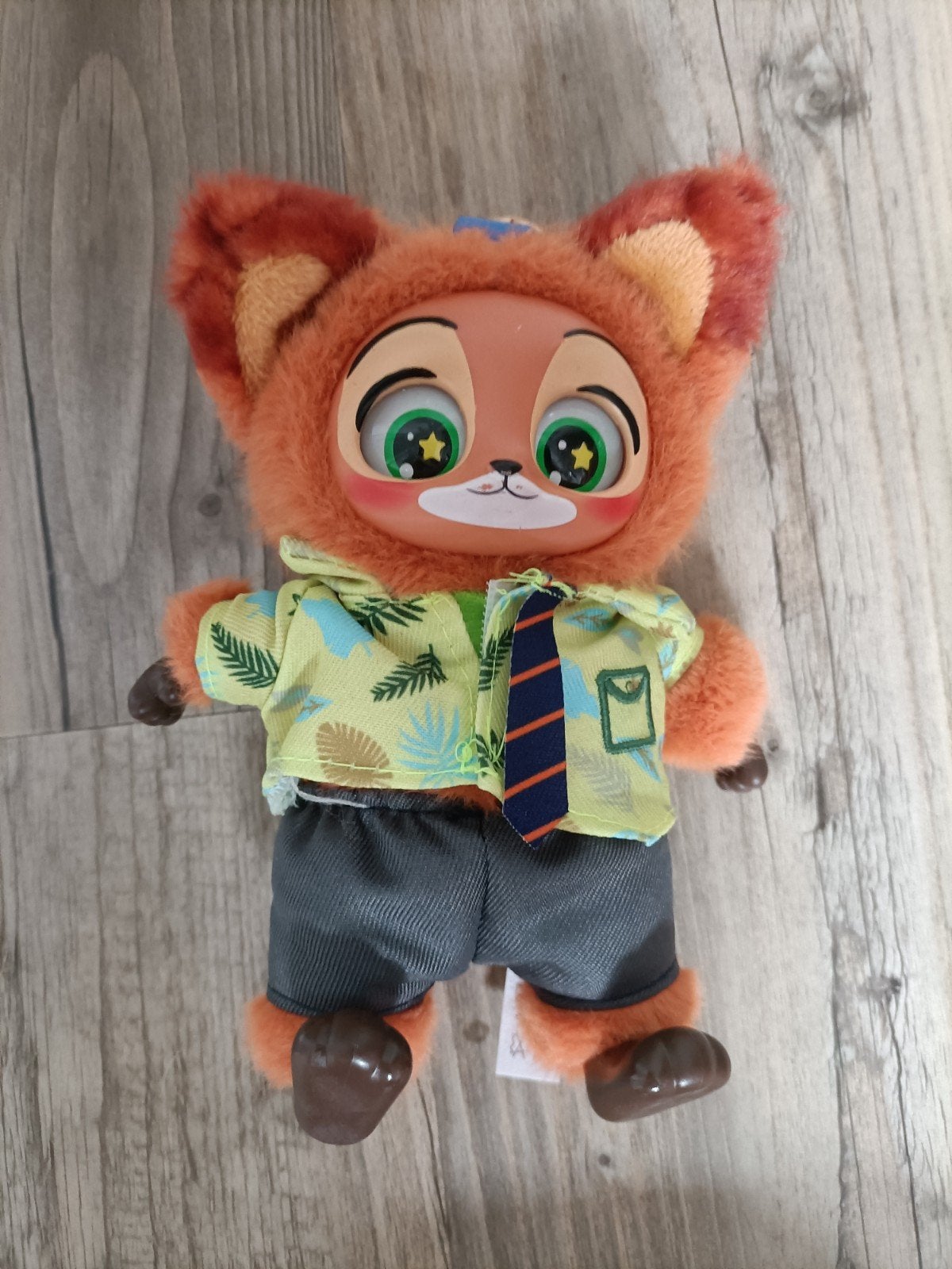 Nieuwe Nick Wilde knuffel Zootopia 15 cm met kaartje, Oranje, Disney, Disney, Nieuw