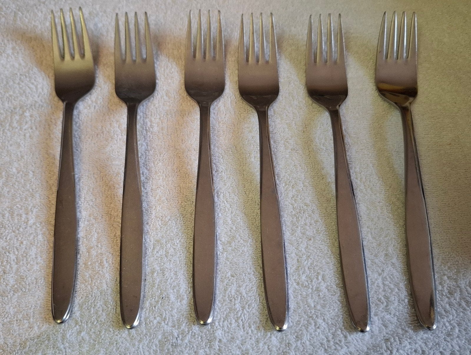 Set van 6 NONA roestvrijstalen vorken, 20 cm, Ophalen of Verzenden