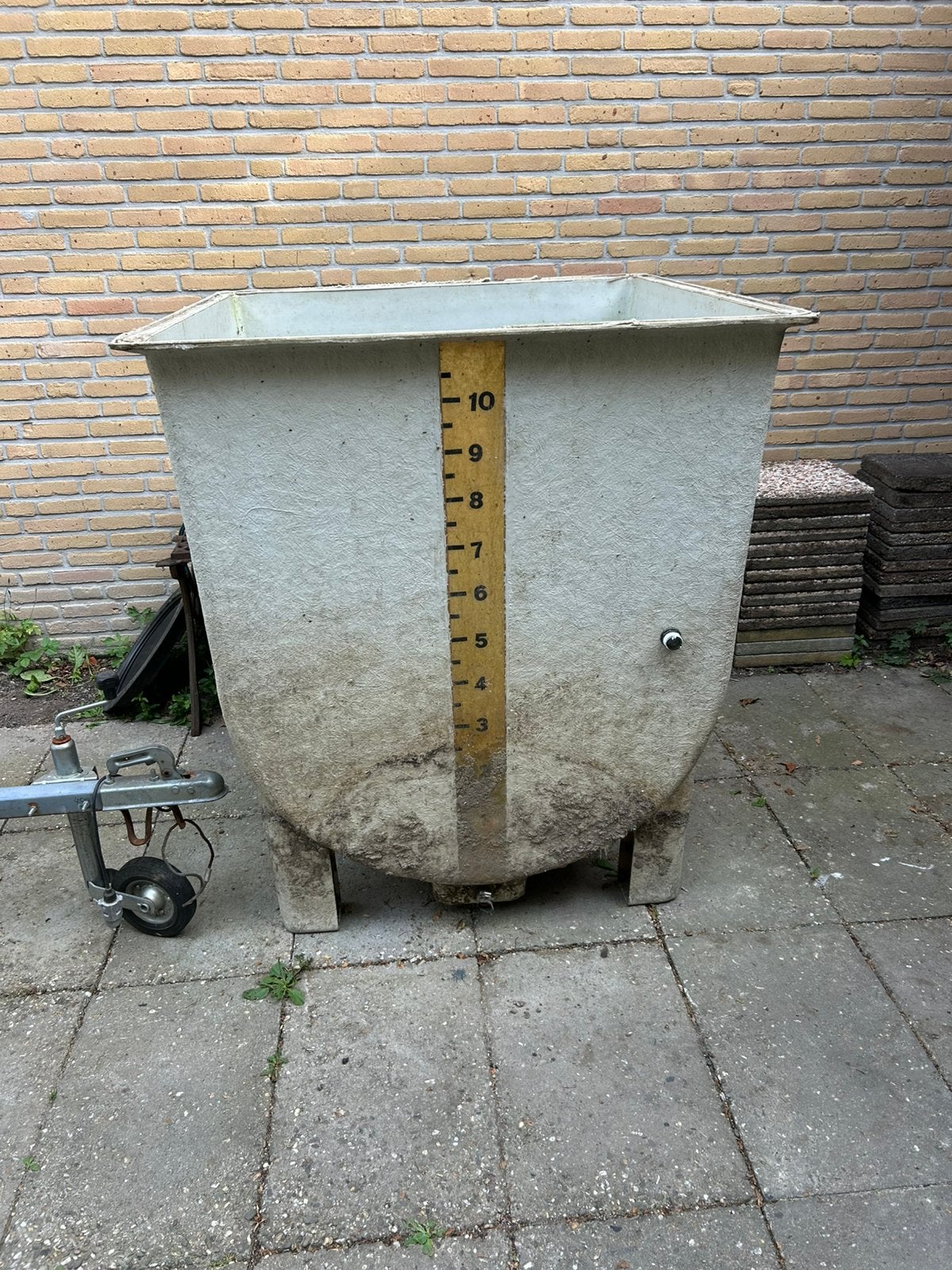 Bak, bad, zwembad, drinkbak, vijver, Tuin en Terras, Zwembaden, Ophalen, Gebruikt, 80 tot 120 cm, Vierkant