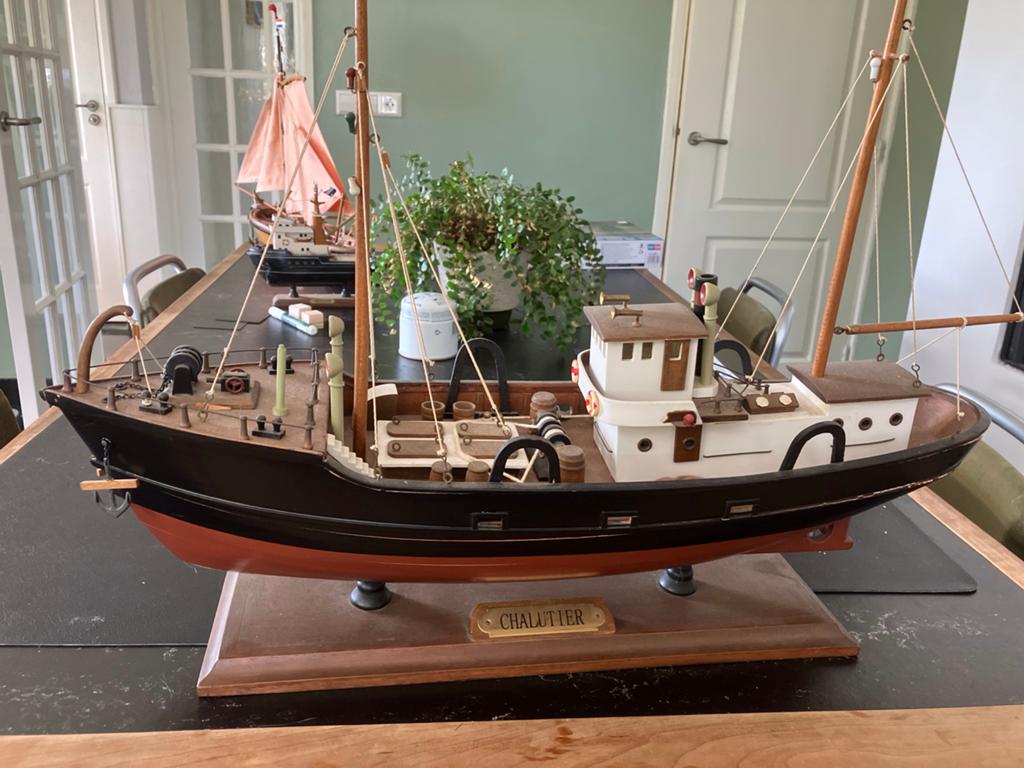 Scheepsmodel Sleepboot, em Vrachtschip, Gebruikt, Ophalen, Overige merken, Groter dan 1:32