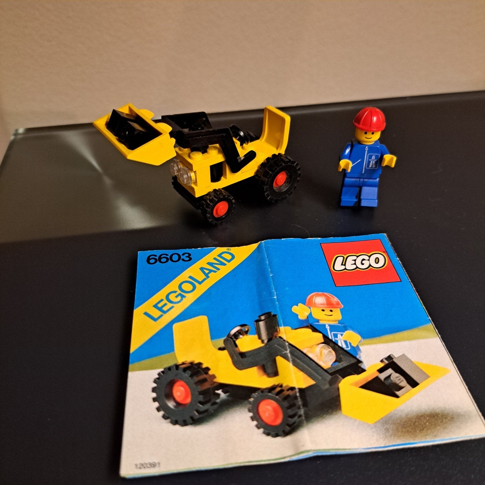 Legoland 6603 Shovel truck., Ophalen of Verzenden, Zo goed als nieuw, Lego