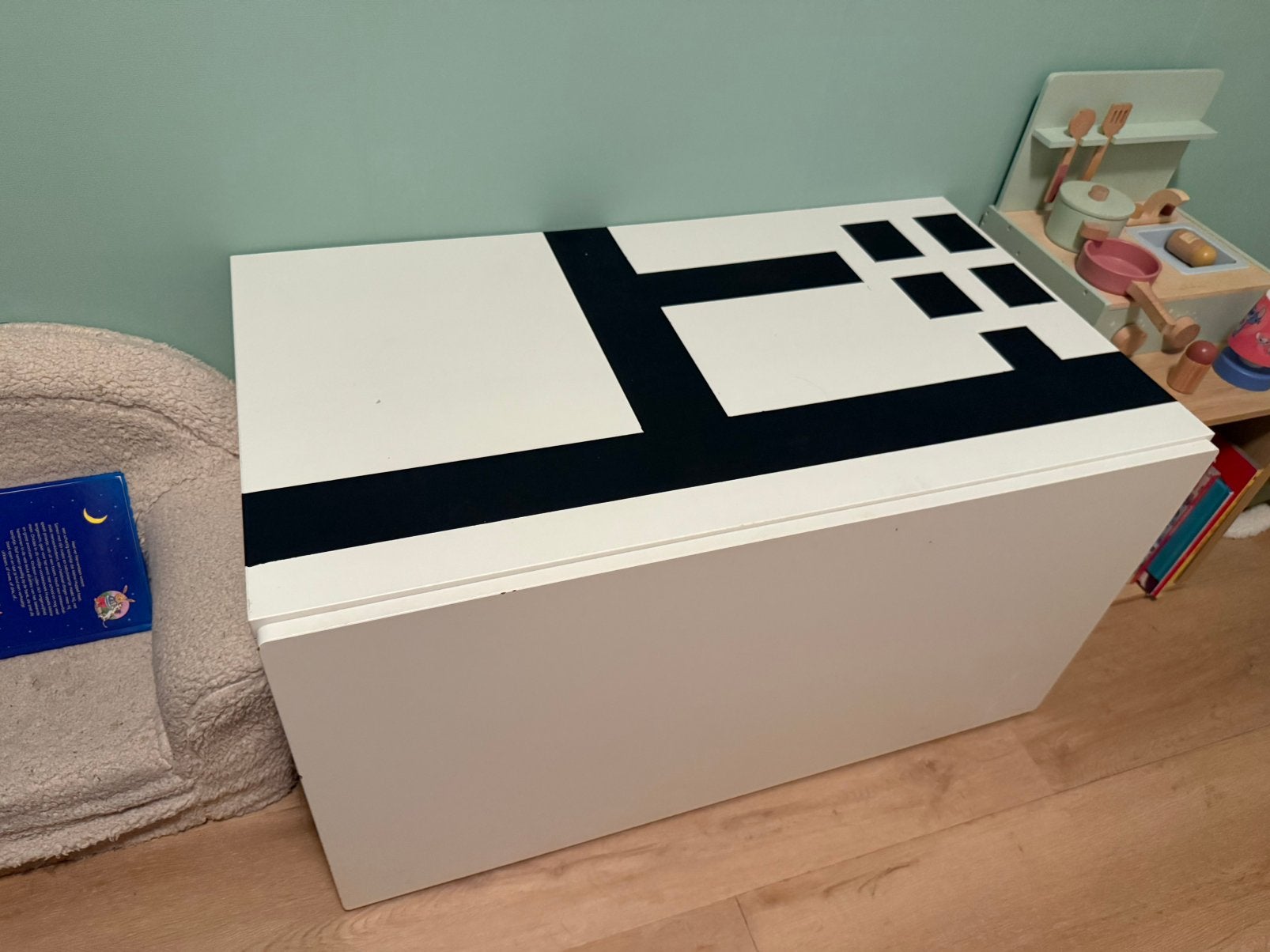 Opberg lade/speelgoedkist IKEA SMÅSTAD, Ophalen of Verzenden, Zo goed als nieuw, Minder dan 50 cm, 75 tot 100 cm