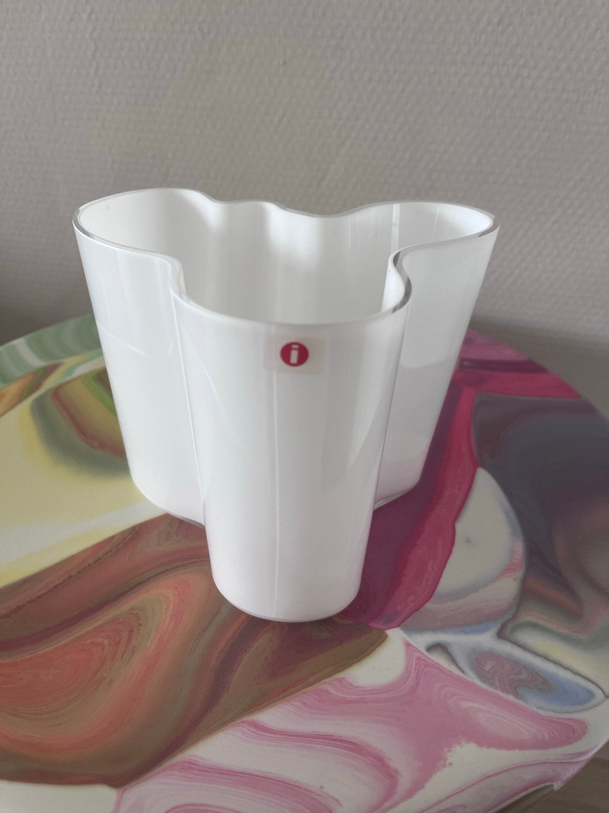 Iittala Alvar Aalto Opal vaas 12cm hoog, Ophalen of Verzenden
