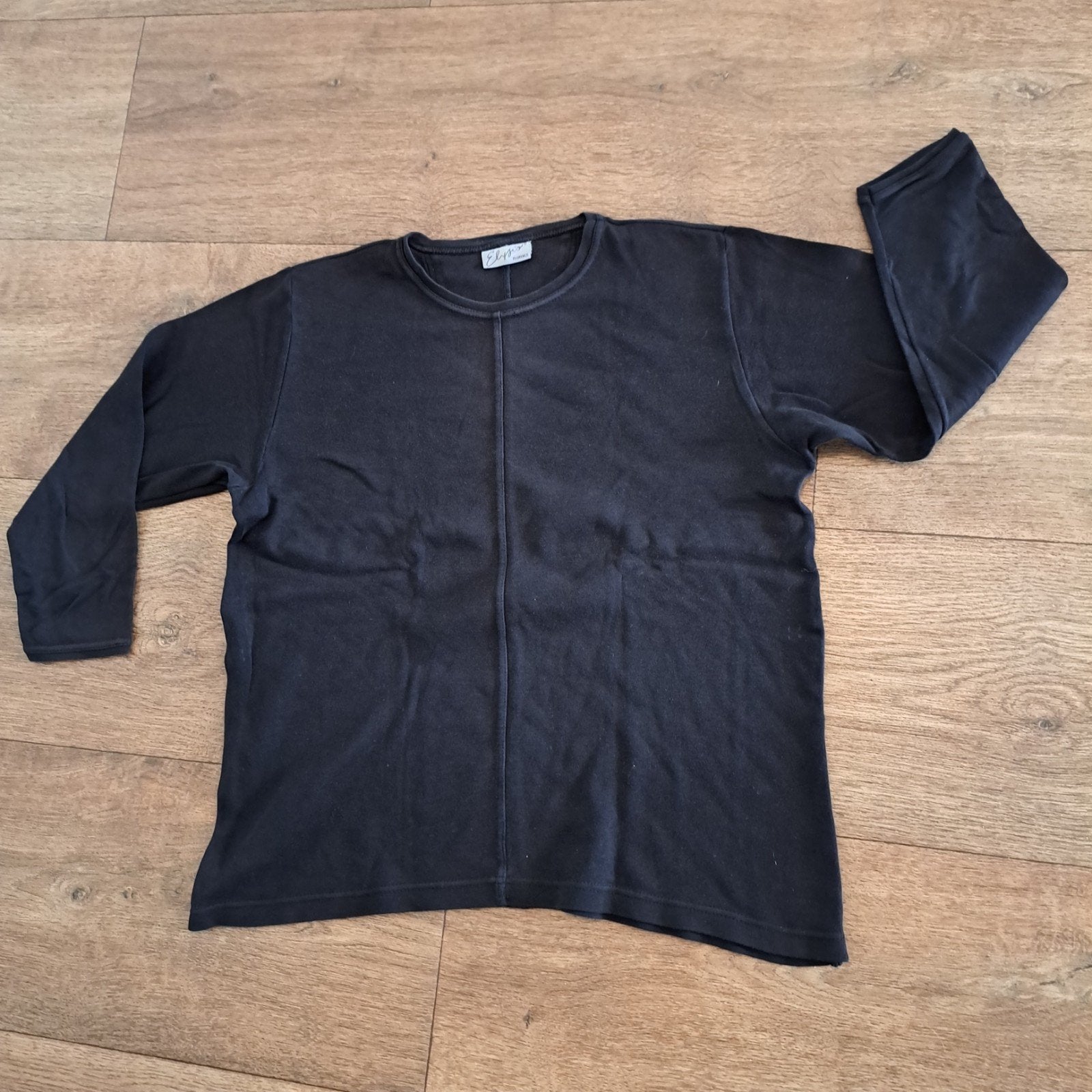 longsleeve mt. L, Zwart, Maat 42/44 (L), Ophalen of Verzenden, Zo goed als nieuw