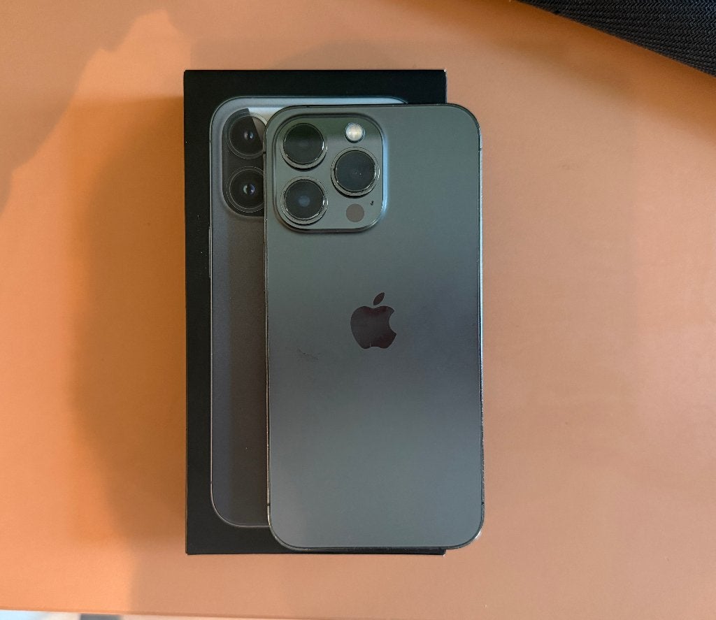 iPhone 13 Pro 128GB grafiet, Telecommunicatie, Mobiele telefoons | Apple iPhone, Zwart, 77 %, Ophalen of Verzenden, IPhone 13 Pro