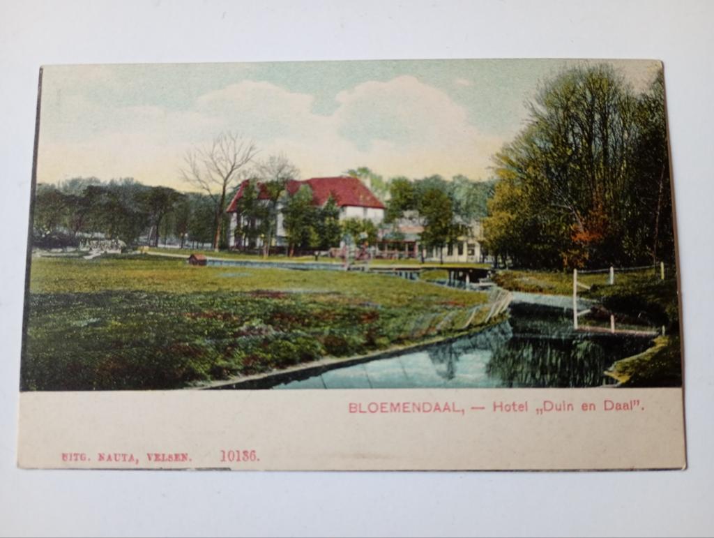 Bloemendaal Hotel Duin en Daal, Verzamelen, Ophalen of Verzenden, Voor 1920, Ongelopen, Noord-Holland