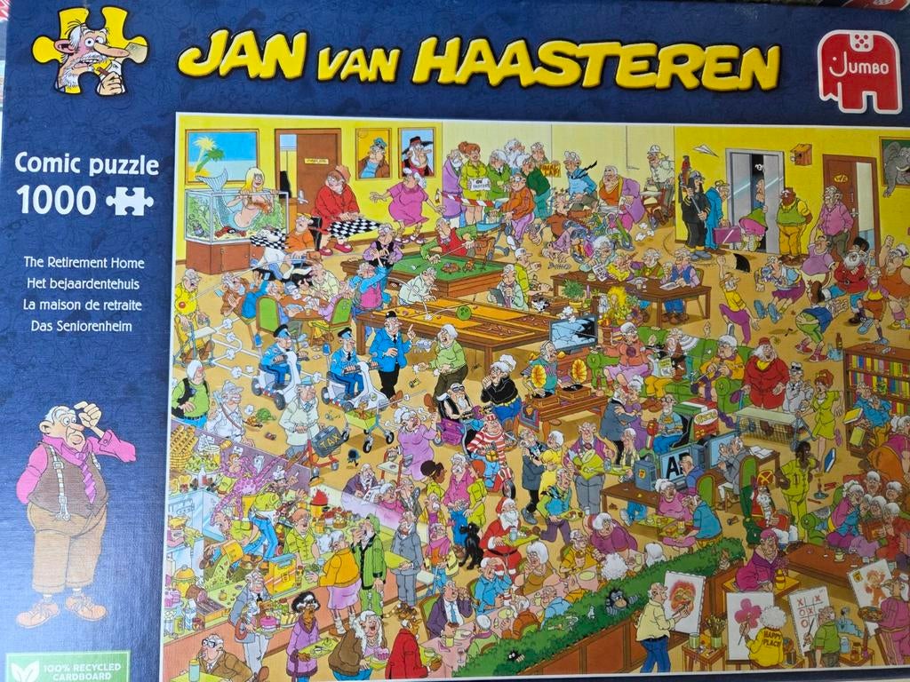 Jan van Haasteren - Het Bejaardentehuis 1000 st, Ophalen