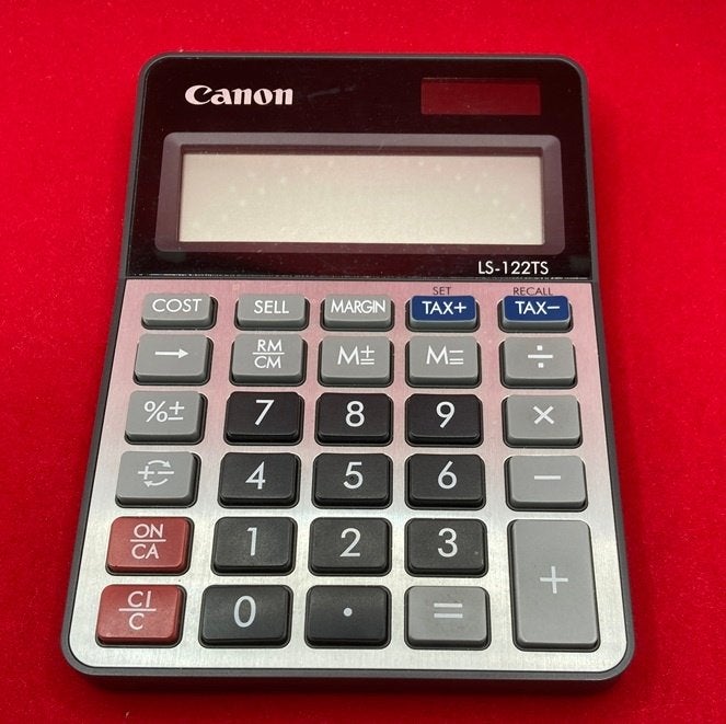 CALCULATOR CANON LS-122TS, Canon, -, -, Ophalen of Verzenden