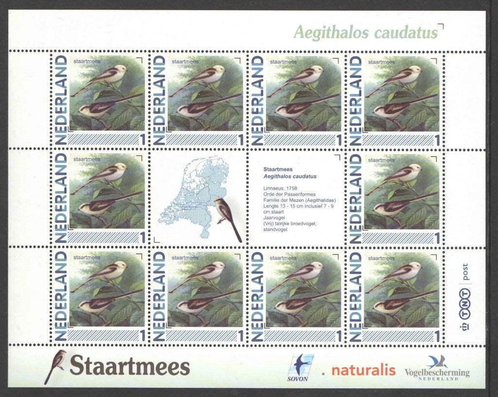 Postzegels Vogels in Nederland: Staartmees, Ophalen of Verzenden, Na 1940, Postfris