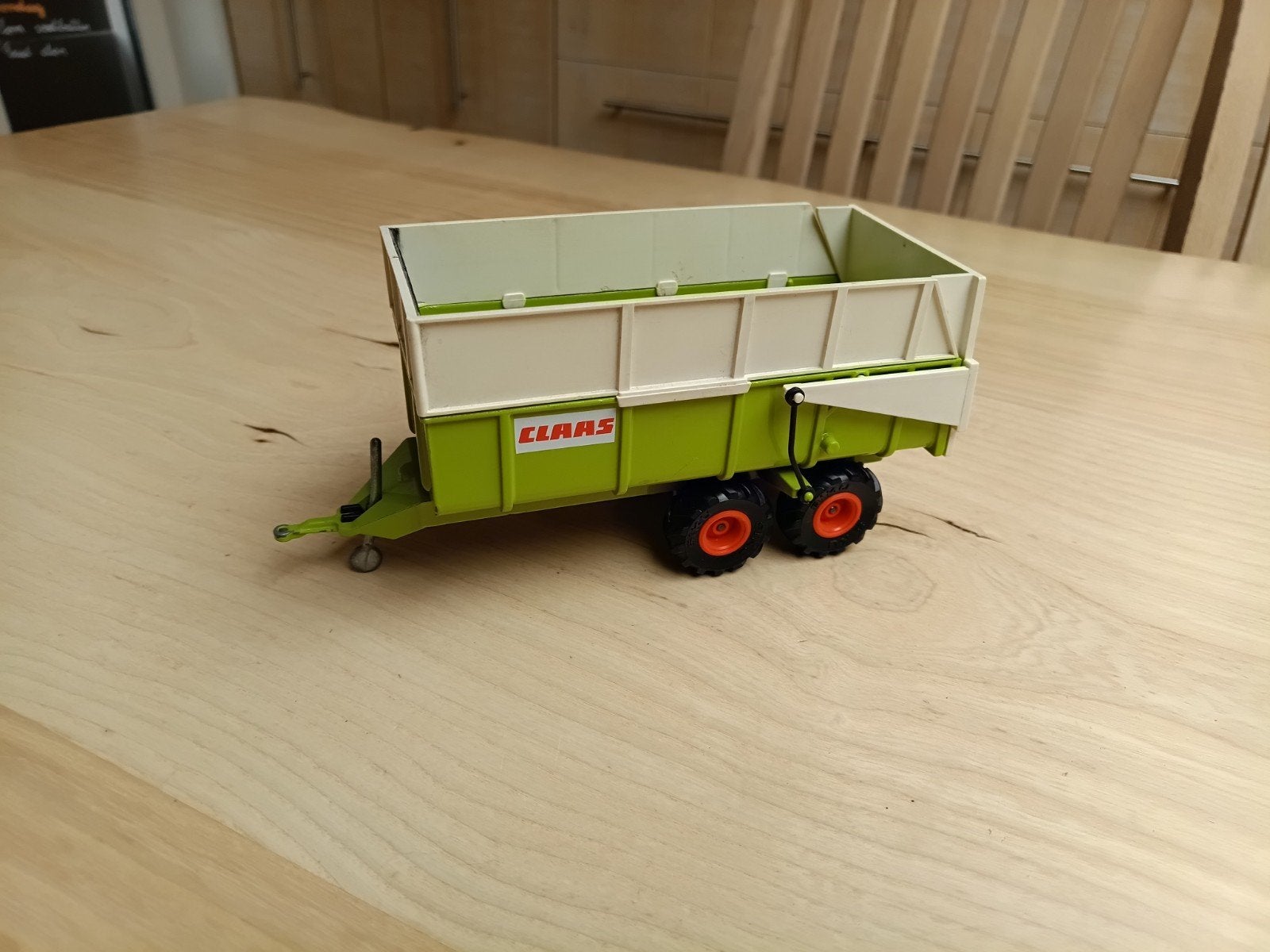 Siku Claas kipper dubbelasser - Speelgoedmodel, Ophalen of Verzenden, Gebruikt