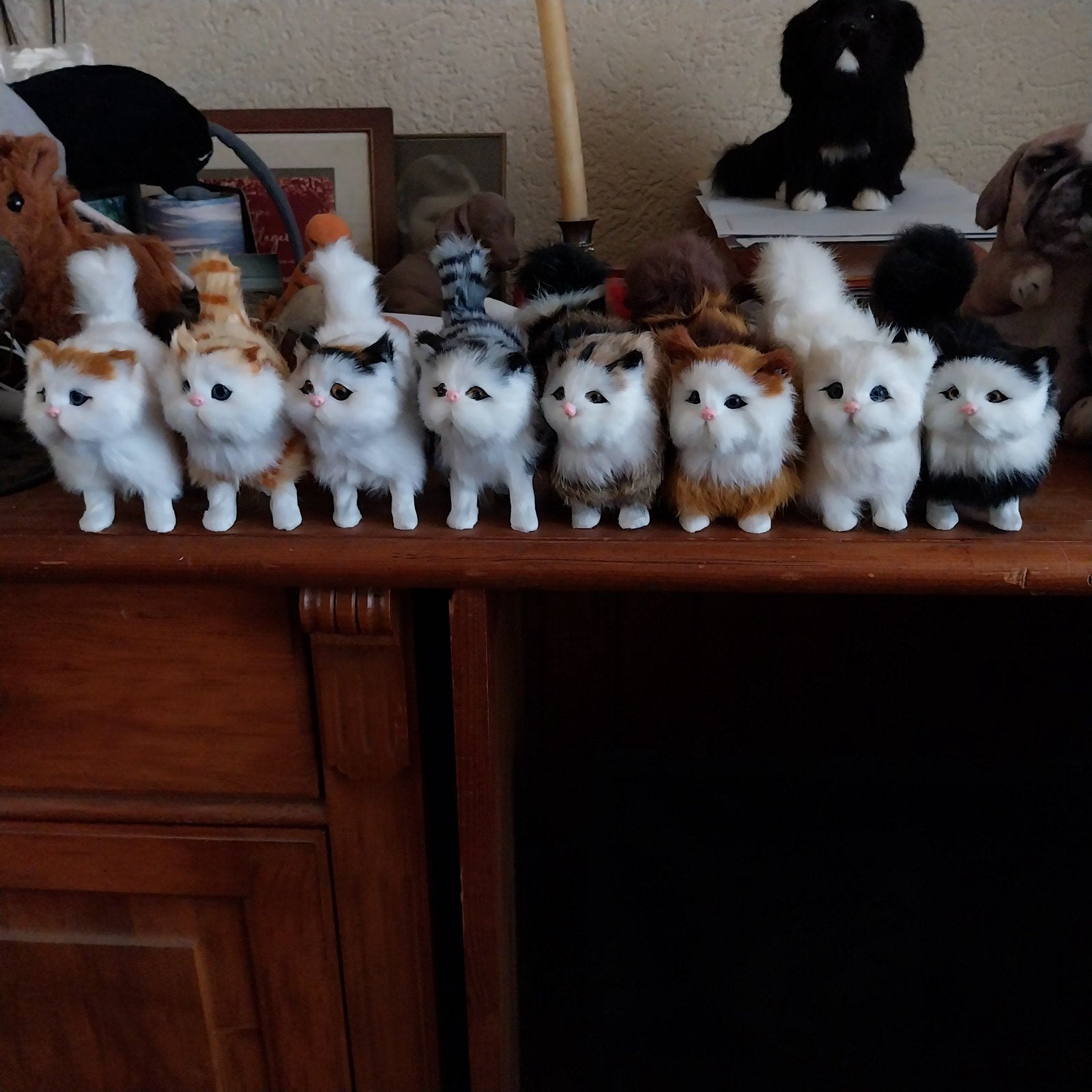 8 leuke katjes, Ophalen of Verzenden, Nieuw, Hond of Kat, Beeldje of Figuurtje