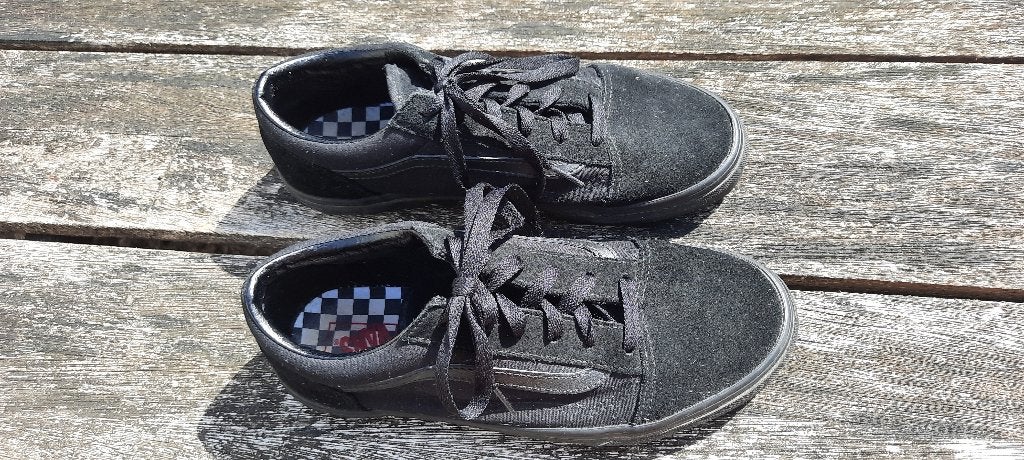 Stoere Vans maat 38.5, Ophalen, Zwart, Sneakers of Gympen, Gedragen