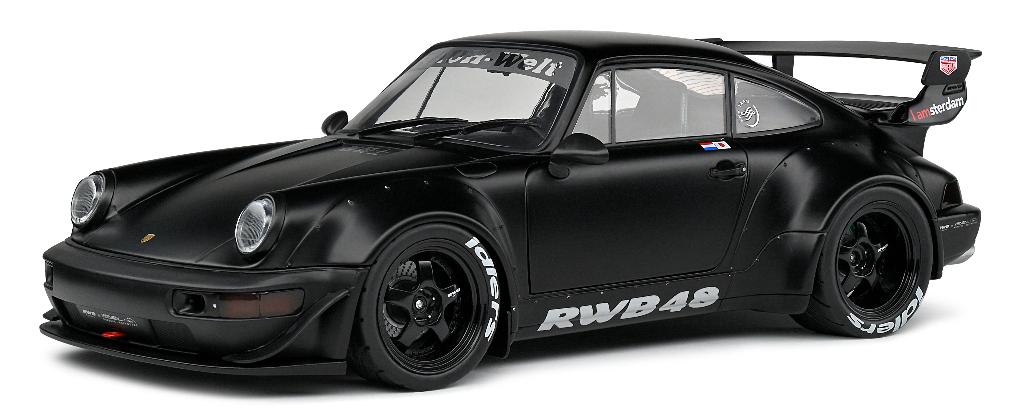 1:18 Porsche 911 (964) RWB Nederland! Darth Vader - Zwart, Solido, Auto, Nieuw, Ophalen of Verzenden