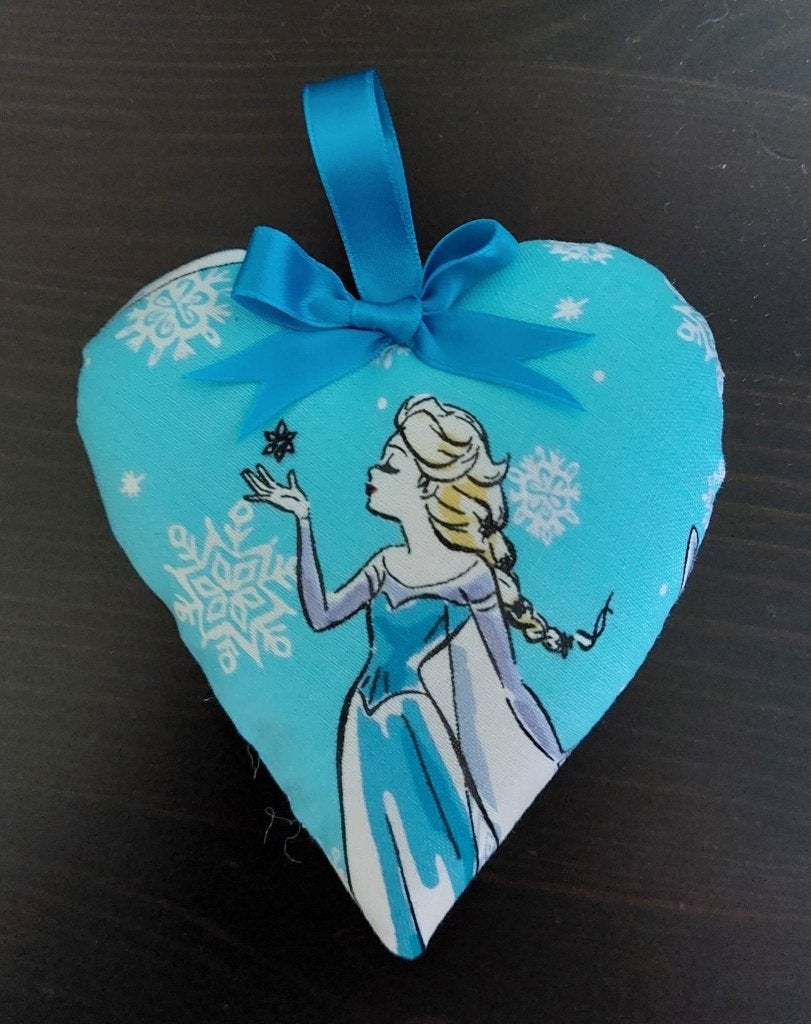 nieuw- Frozen Elsa hartje/ kasthanger, Ophalen of Verzenden, Nieuw, Handgemaakt, Wanddecoratie