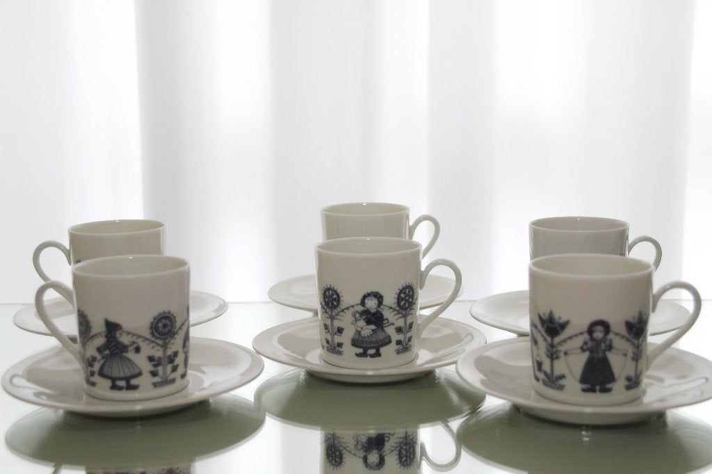 Seltmann, Weiden kop en schotels met klederdrachtafbeelding, Huis en Inrichting, Keuken | Servies, Ophalen, Zo goed als nieuw