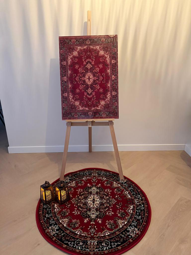 Henna welkomstbord, Ophalen, Zo goed als nieuw, Rechthoekig, 200 cm of meer