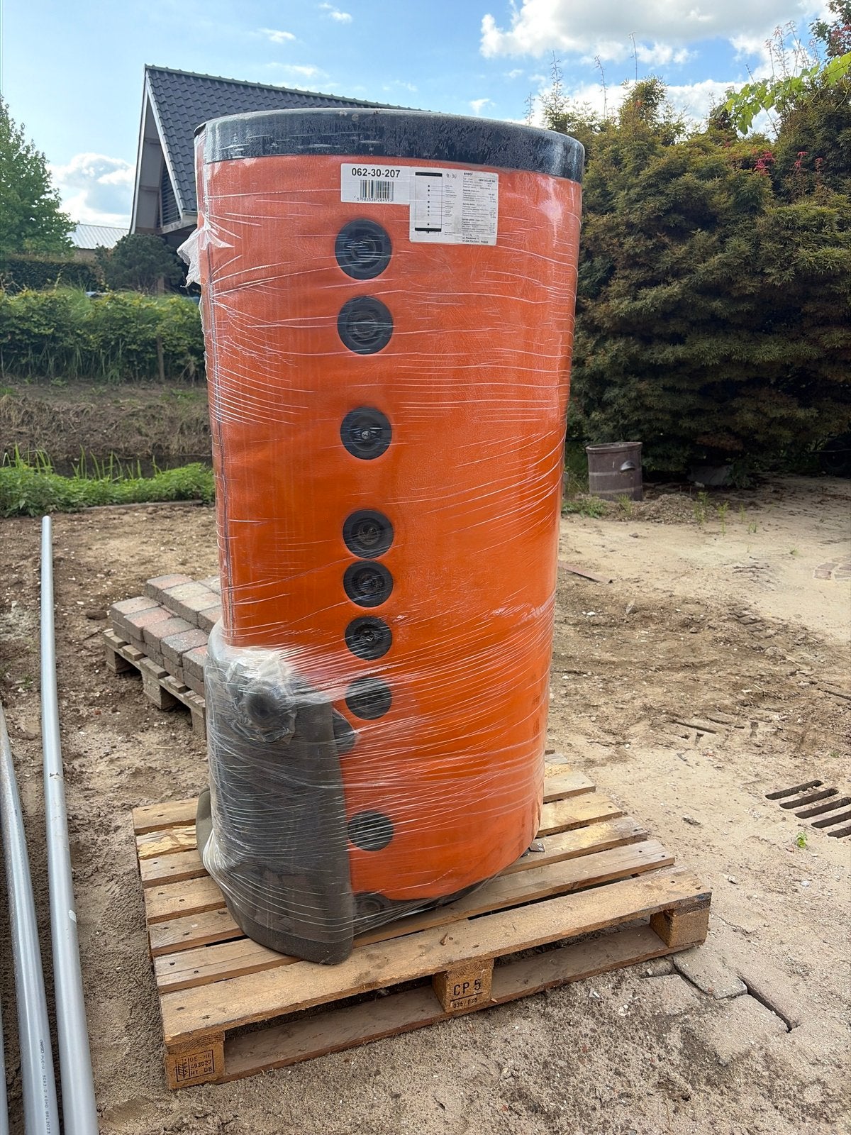 Boilervat 300L met dubbele spiraal, Doe-het-zelf en Verbouw, Ophalen, 30 tot 80 cm, Overige typen, Nieuw
