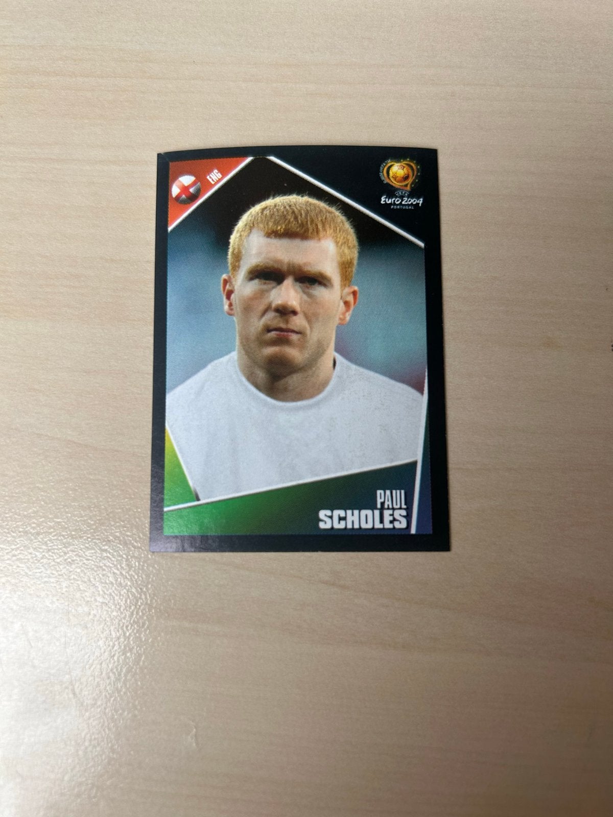 Paul Scholes Panini Euro 2004 Voetbalplaatje #125, Ophalen of Verzenden, Zo goed als nieuw, Sticker