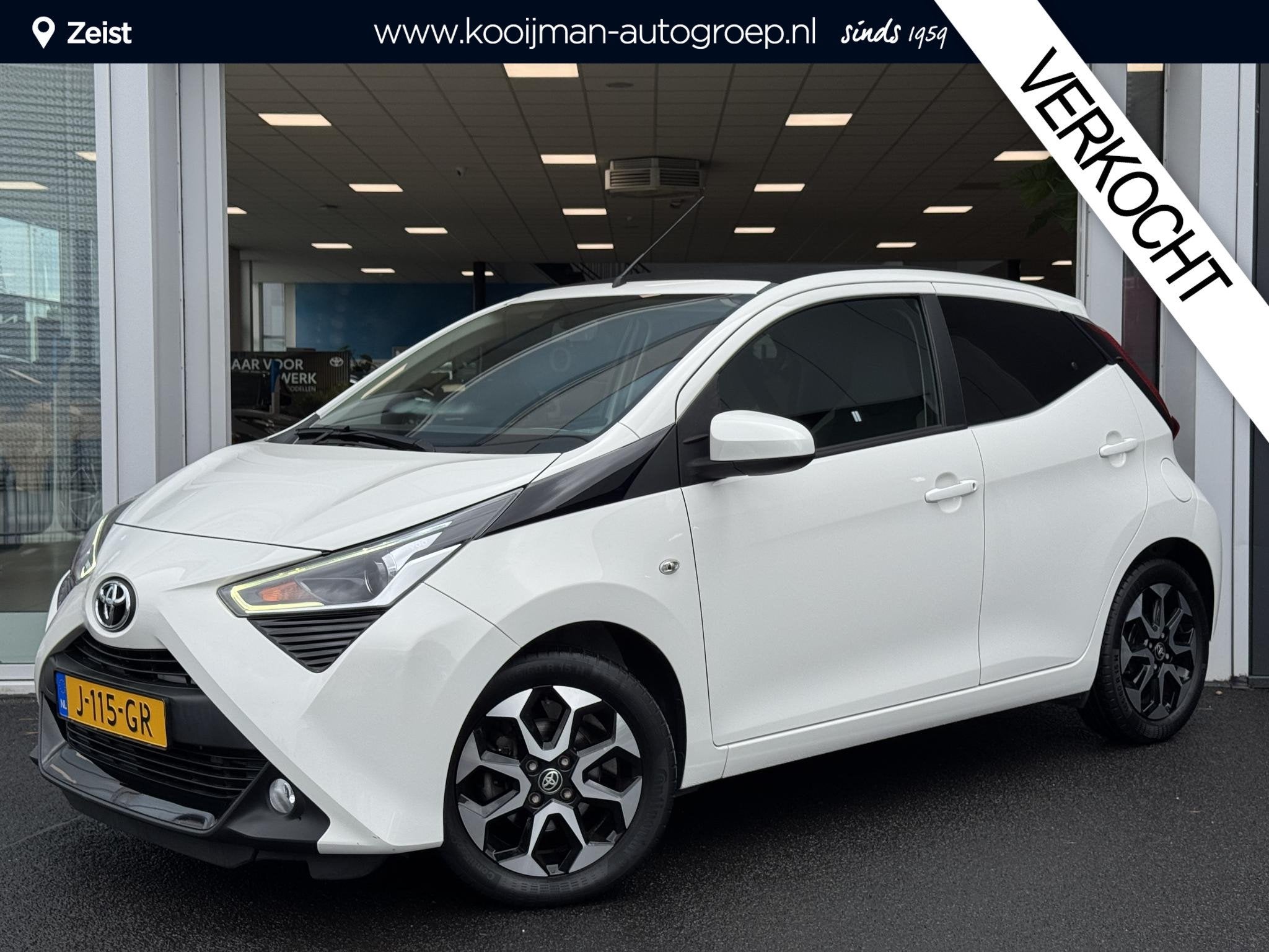 Toyota Aygo 1.0 VVT-i x-joy cabrio, Stof, Gebruikt, Euro 6, 4 stoelen