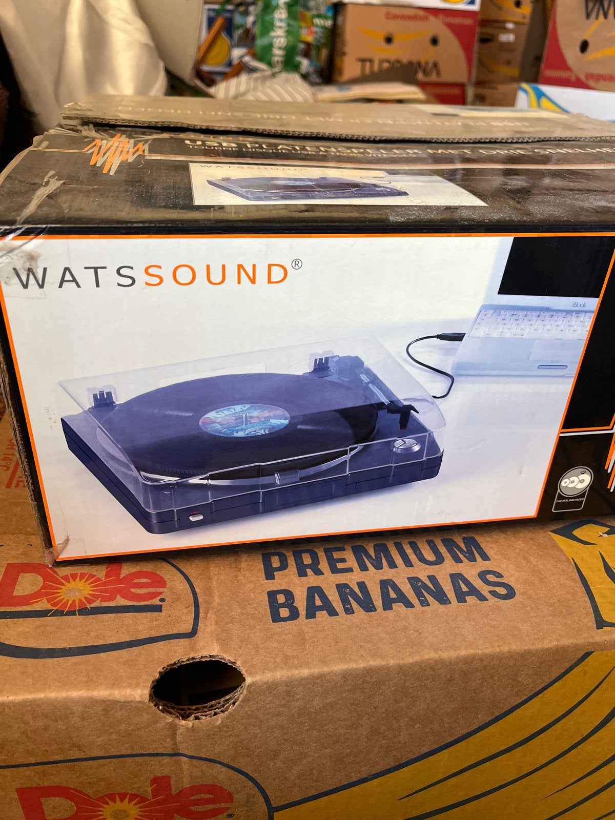 Watsound USB Platenspeler, Overige merken, Nieuw, Ophalen of Verzenden, USB-aansluiting