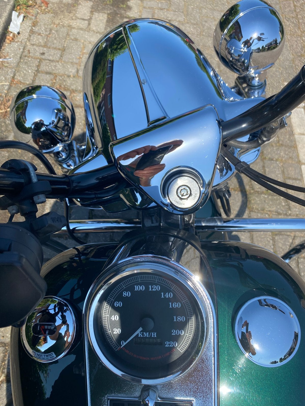 Harley-Davidson Road King 1997 carb version met extra's, 2 cilinders, Sportuitlaat, 1340 cc, Gebruikt