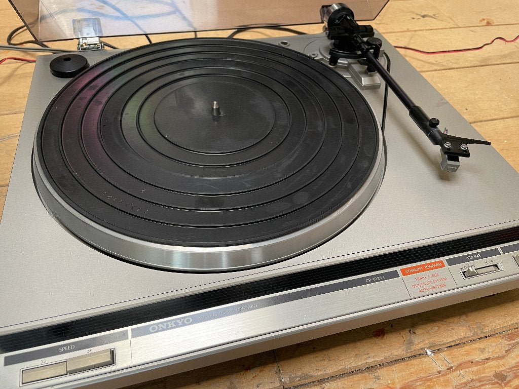 Onkyo CP-1026A, Ophalen of Verzenden, Zo goed als nieuw, Platenspeler, Overige merken