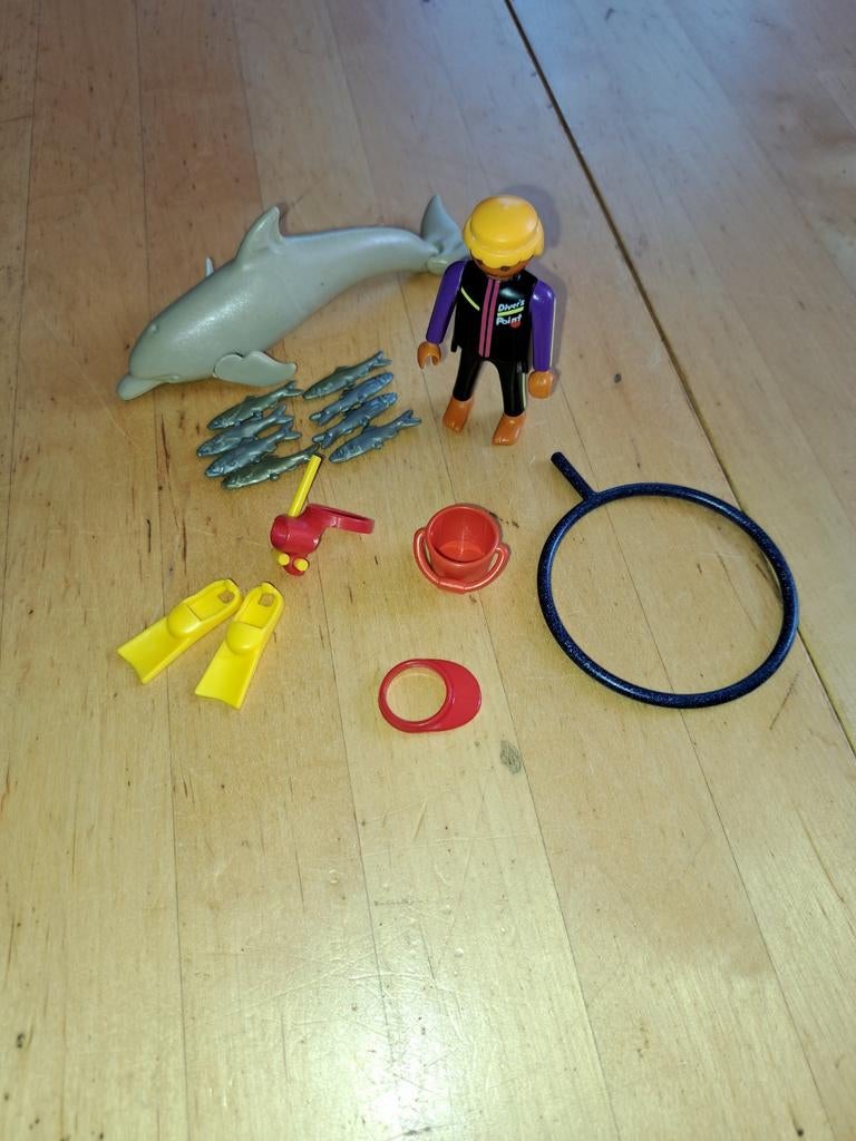 Playmobil duiker dolfijn, Ophalen of Verzenden