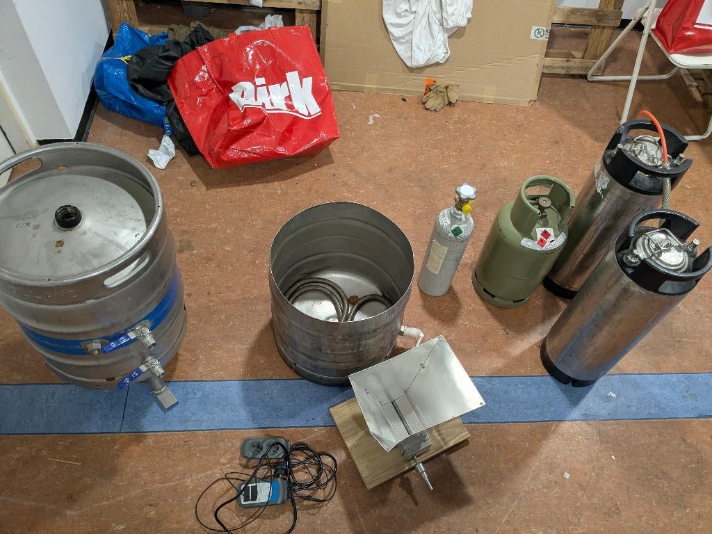 thuisbrouwset, Witgoed en Apparatuur, Thuistaps, Gebruikt, Overige merken, Ophalen