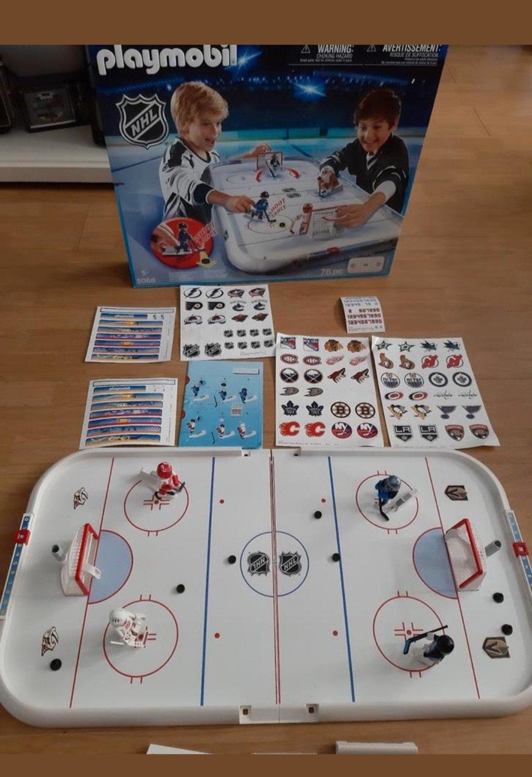 Playmobil NHL IJshockey Arena 5068, Kinderen en Baby's, Speelgoed | Playmobil, Ophalen, Zo goed als nieuw