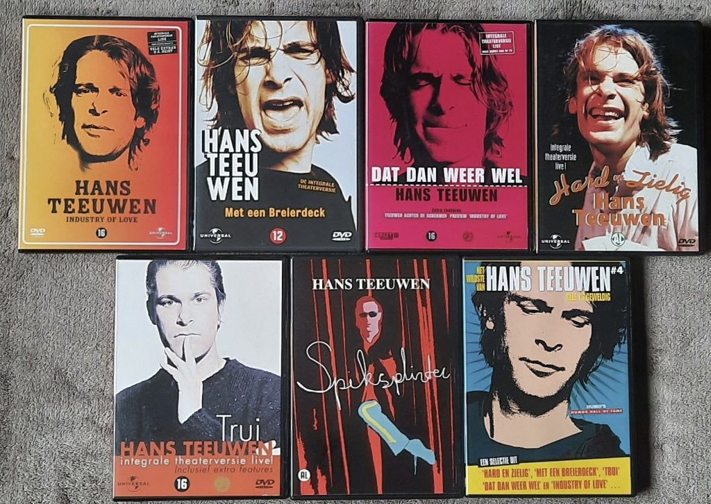 grote verzameling 119 DVDs Cabaret en Sketches, Alle leeftijden, Ophalen of Verzenden, Zo goed als nieuw, Stand-up of Theatershow
